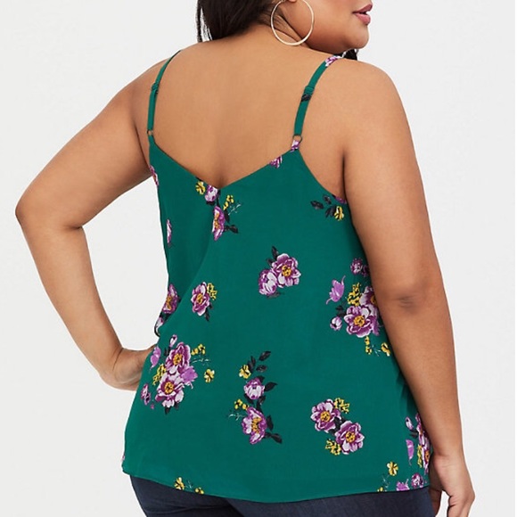 🌸HOST PICK🌸 NWT Torrid Floral Chiffon Swing Cami - Picture 8 of 8